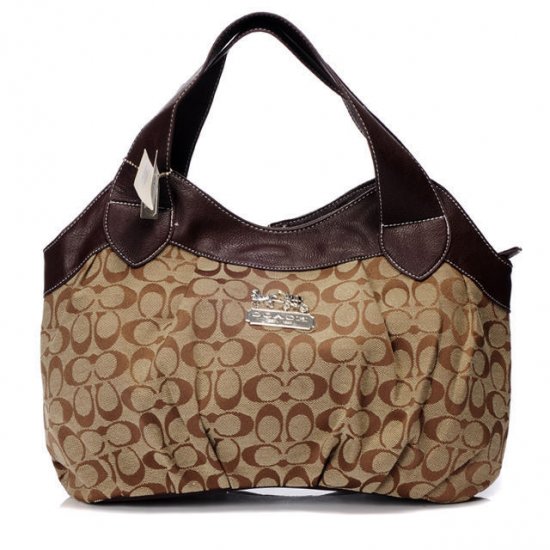 Coach In Signature Medium Coffee Hobo BBY | Coach Outlet Canada